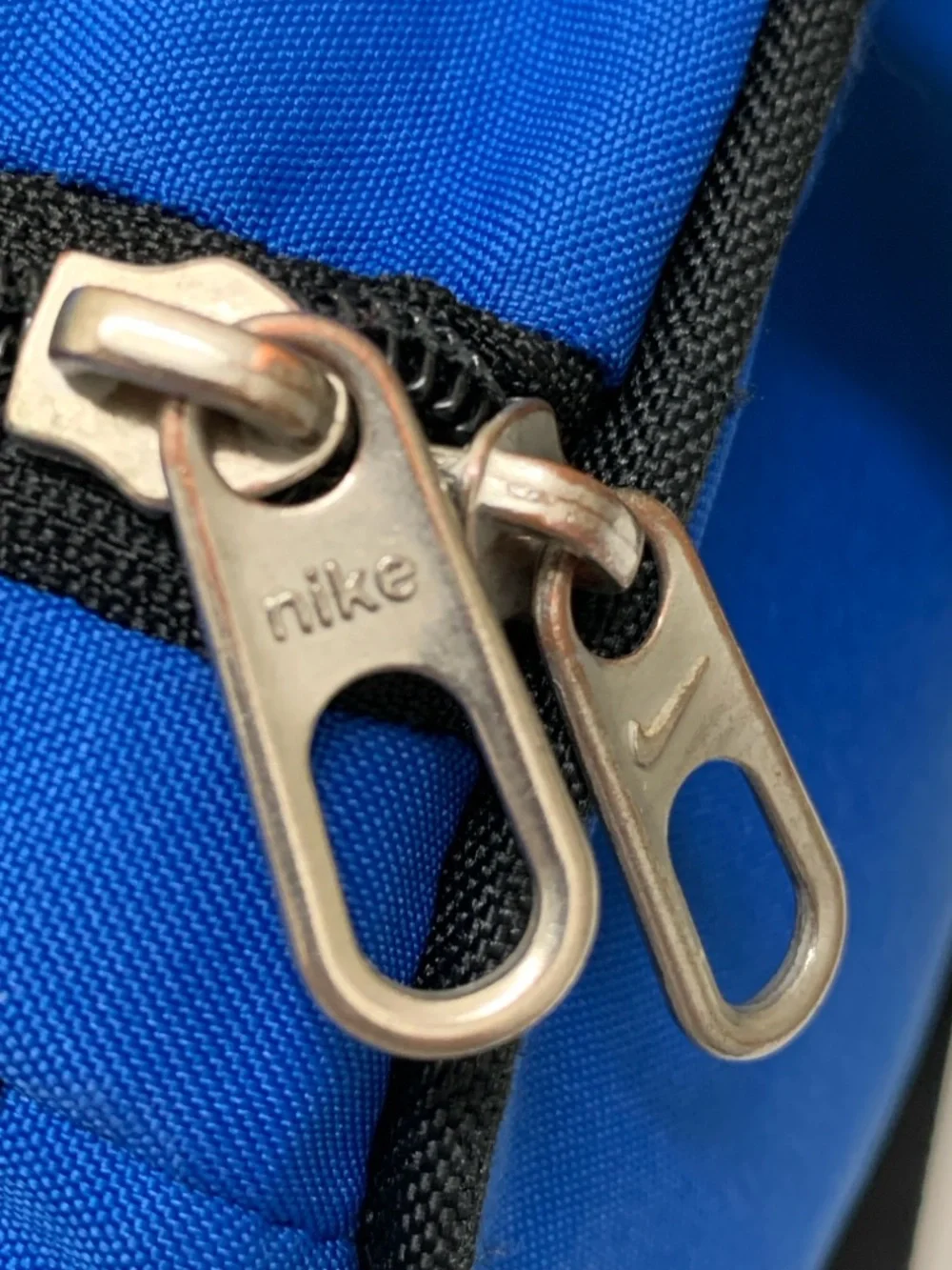 NIKE Brasilia 5 Small Duffle Bag Royal Blue with Black Accents